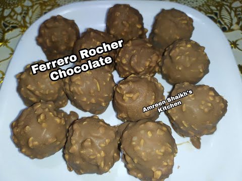 Homemade Ferrero Roucher Chocolate Recipe /Amreen Shaikh's Kitchen