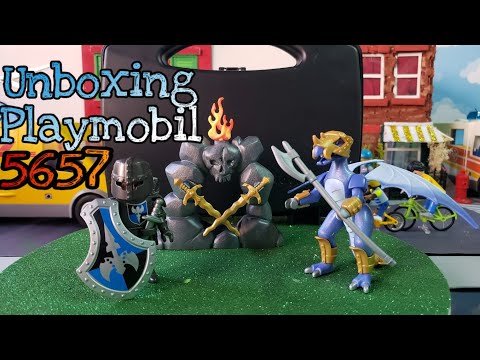 Playmobil 5657 caballeros del dragón unboxing