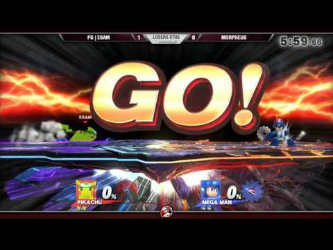 VS Weekly 3/16/17 - Losers 8ths - Esam (Pikachu) vs. Morpheus (Megaman) - Smash 4