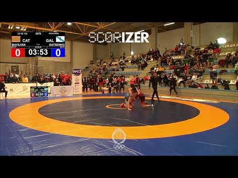 Final - 52KG - GR - MAYILYAN PETROSYAN, RAZMIK (CAT) DATSENKO, VOLODYMYR (GAL)