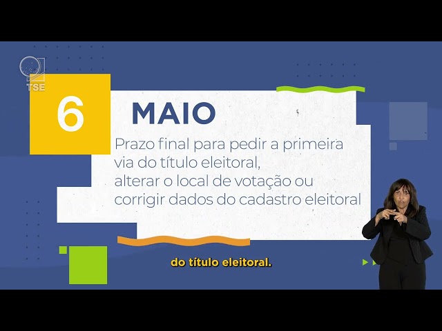 Calendário Eleitoral - 6 de maio