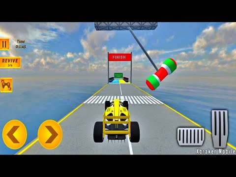 Formula Car GT Racing Stunts - Yellow Formula Driving - Impossible Tracks Best Android Gameplay FHD
