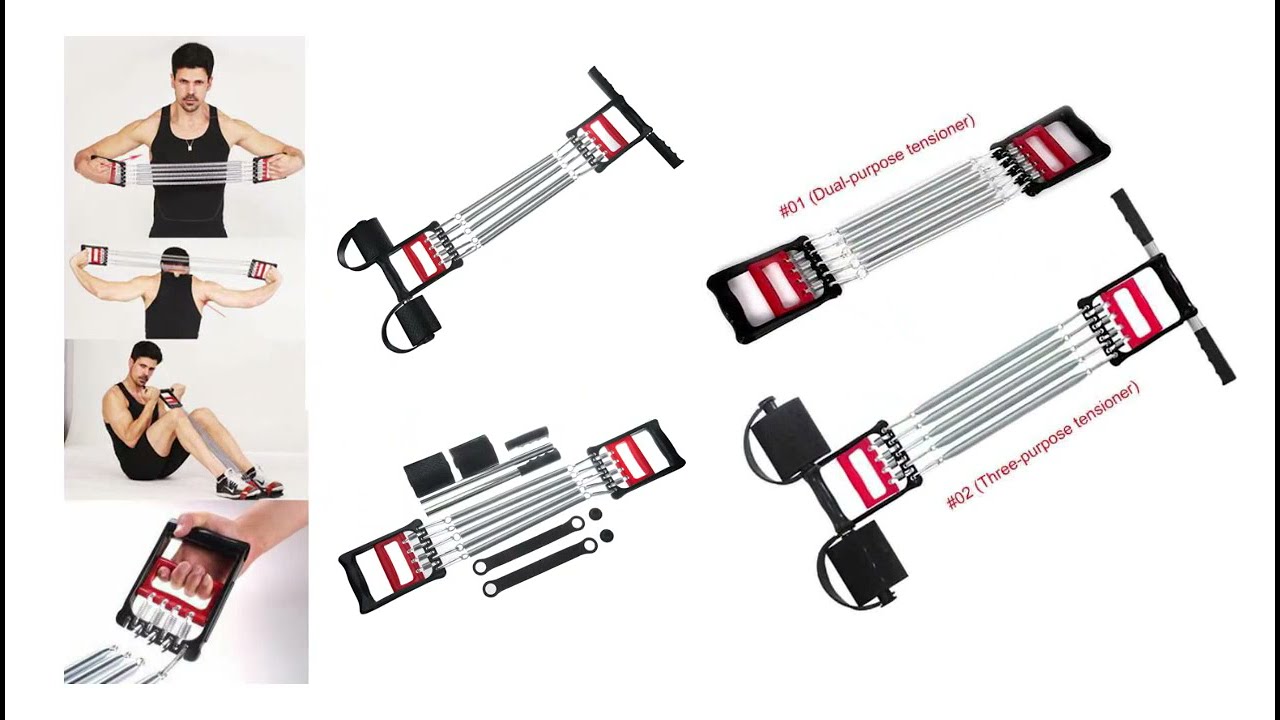 Extenseur de poitrine 3 en 1, des pinces d'exercices video thumbnail