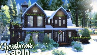 Christmas Cabins | Sims 4 Speed Build // Collab w Eunagina