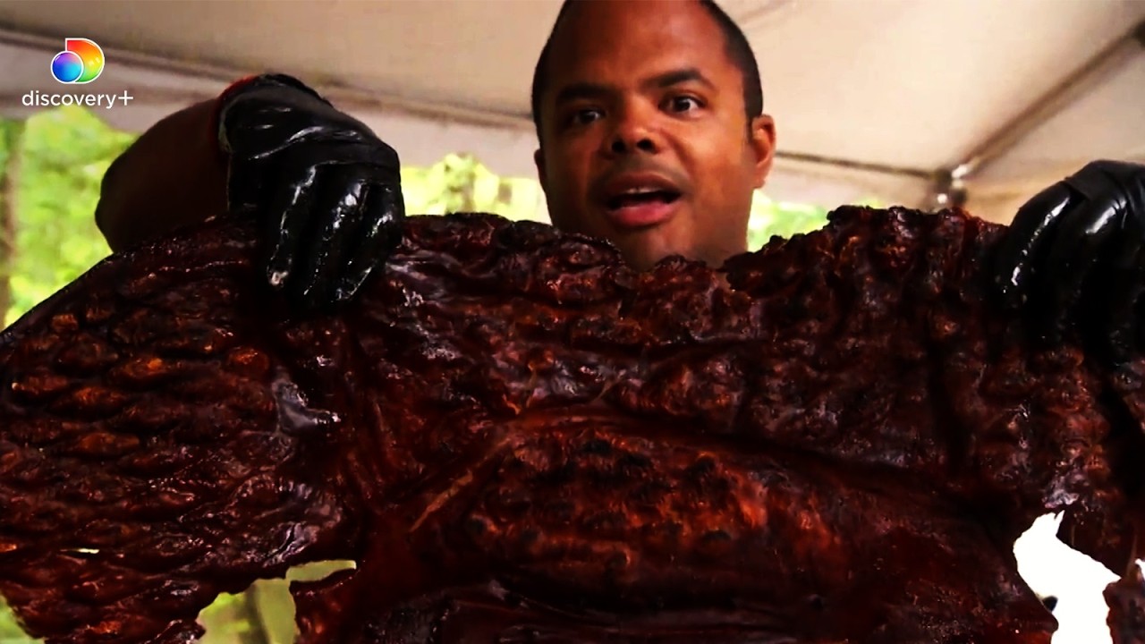 Pork and Tostones: Now THAT'S A COMBO! | Man Fire Food | Discovery Plus +