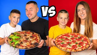 KO ĆE NAPRAVITI BOLJU PIZZU 🤍💙VS💛💚
