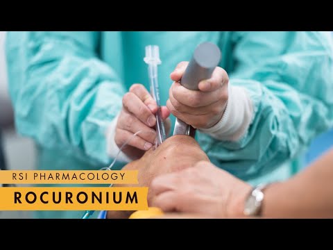 Rocuronium - Rapid Sequence Induction & Intubation - MEDZCOOL