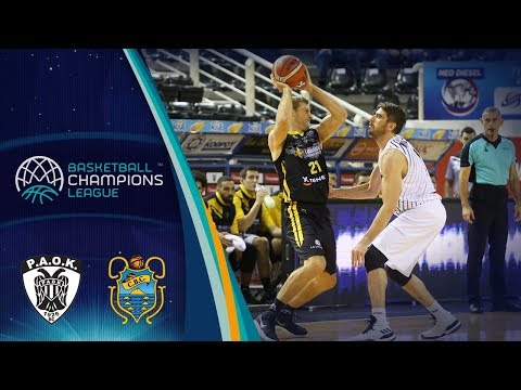 PAOK v Iberostar Tenerife - Full Game - Basketball Champions League 2017-18