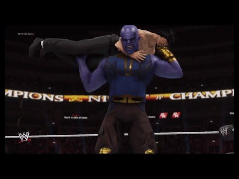 Bruce Lee vs. Thanos (WWE 2k19) - CPU vs. CPU - Epic Battle 💯 🐲 - Dragon Fights 🐉