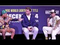 JOSEPH DIAZ & DEVIN HANEY HAVE HEATED VERBAL EXCHANGE; BOTH THREATEN TO EFF EACH OTHER UP AT PRESSER