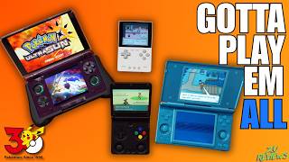 I Played EVERY Pokémon Game on Different Retro Handhelds!