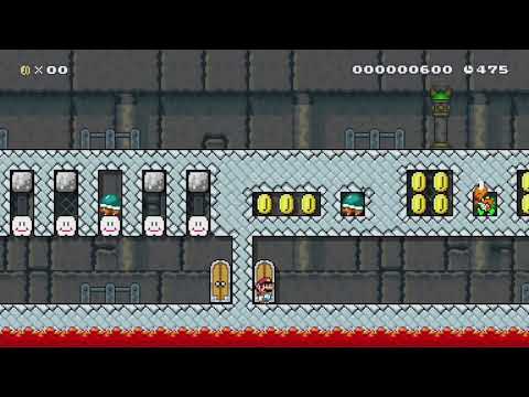 Lockpicking puzzle by starface - Super Mario Maker - No Commentary 1bn