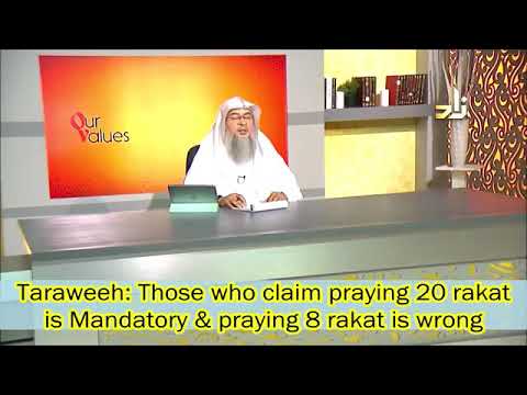 Taraweeh:Those who claim praying 20 rakahs is mandatory and 8 rakahs is wrong-Sheikh Assim Al Hakeem