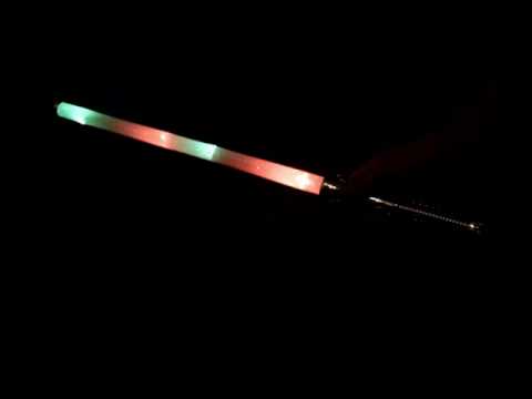 rebeccas.com - 3 Function LED Rainbow Glitter Sword