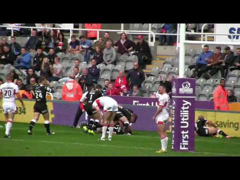 Hull FC 28-16 Hull KR: Mark Minichiello try celebrations