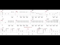 Limehouse Blues transcription Django Reinhardt's solo tab