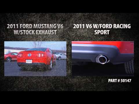 2011 Mustang V6 3.7L - Ford Racing Sport Axle-Back Exhaust