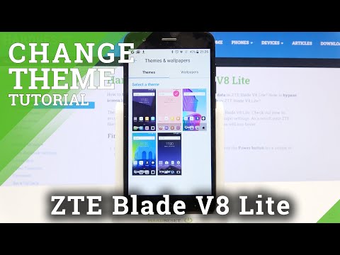 How to Change Device Theme in ZTE Blade V8 Lite – Look Refresher