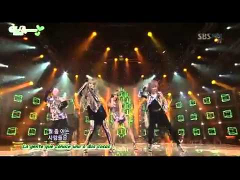 [ESP]  110717_ 2NE1 - Actuación + Nº1 en SBS Inkigayo