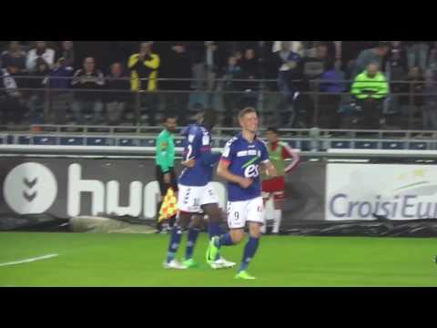 Rc Strasbourg vs Ac Ajaccio 66e B.Guillaume But 2016/2017 Ligue 2