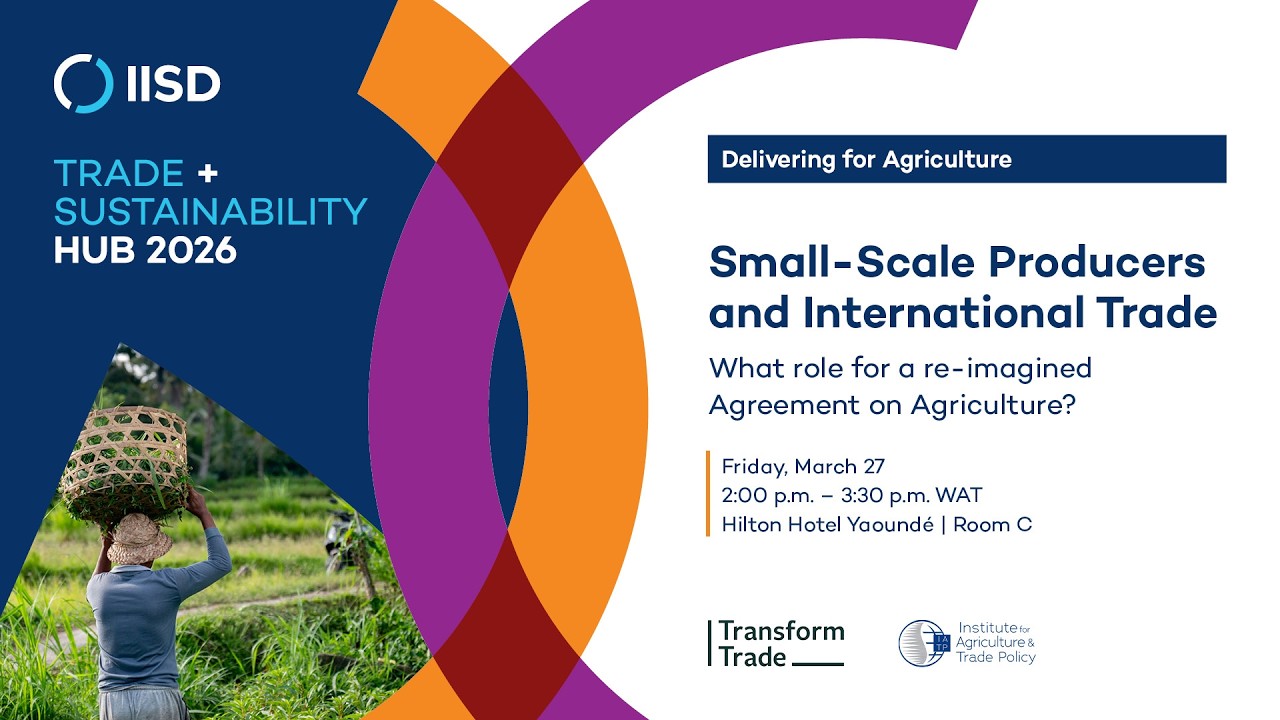 Small-Scale producers and international trade: what role for a re-imagined Agreement on Agriculture?