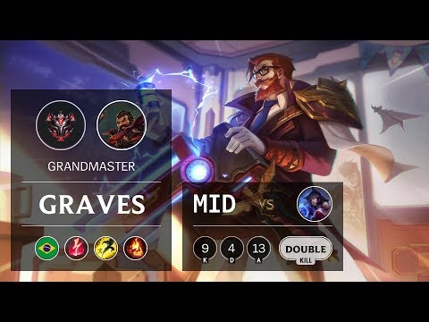 Graves Mid vs Ahri - BR Grandmaster Patch 9.20