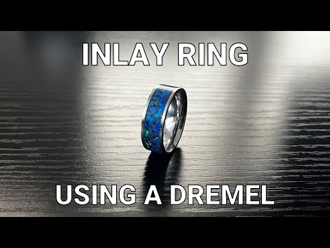 How to Make a Stone Inlay Ring with just a Dremel