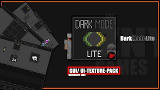 DarkModeLite - Minecraft Texturepack