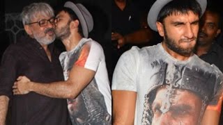 Ranveer Singh Dances on Malhari At Sanjay Leela Bhansali’s Party - Watch Video