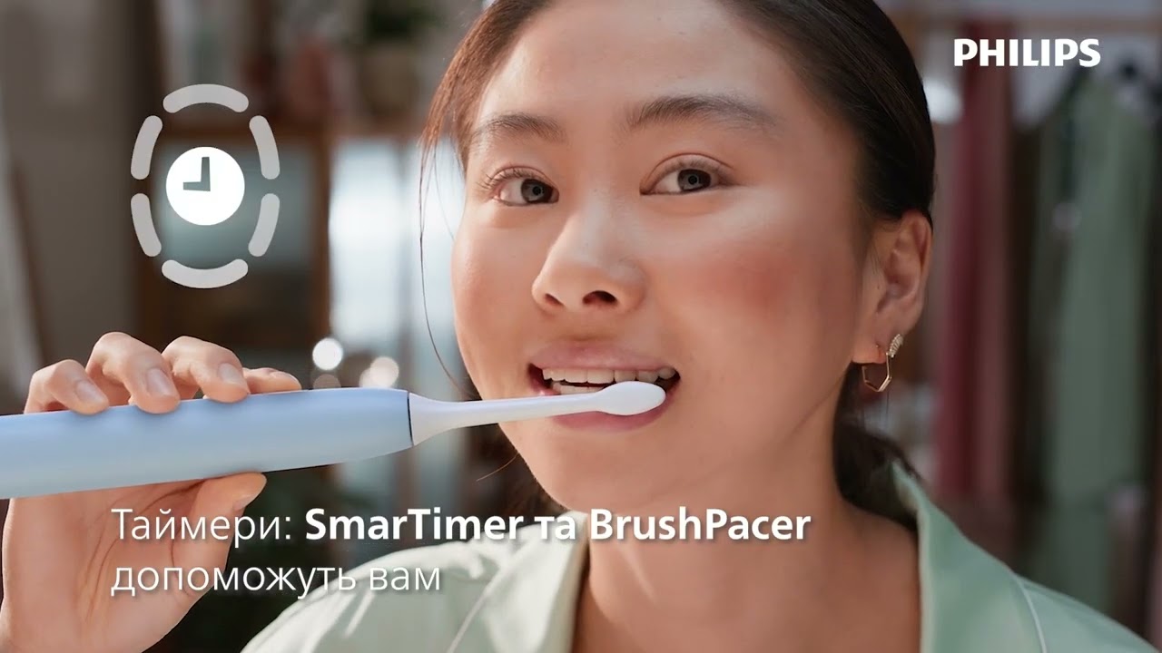 Электрическая зубная щетка PHILIPS Sonicare HX7400/06 серии 6100 video preview