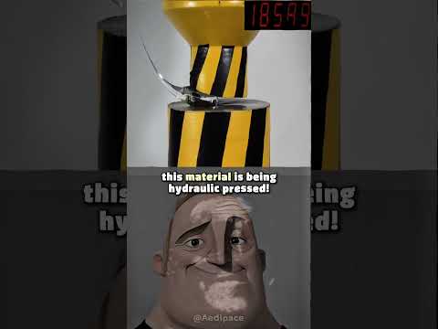 Hydraulic press vs prince rupert's drop! #shorts #earth #virall #science