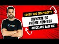 Google Ads Call Extension Disapproved (Unverified Phone Number): How To Fix