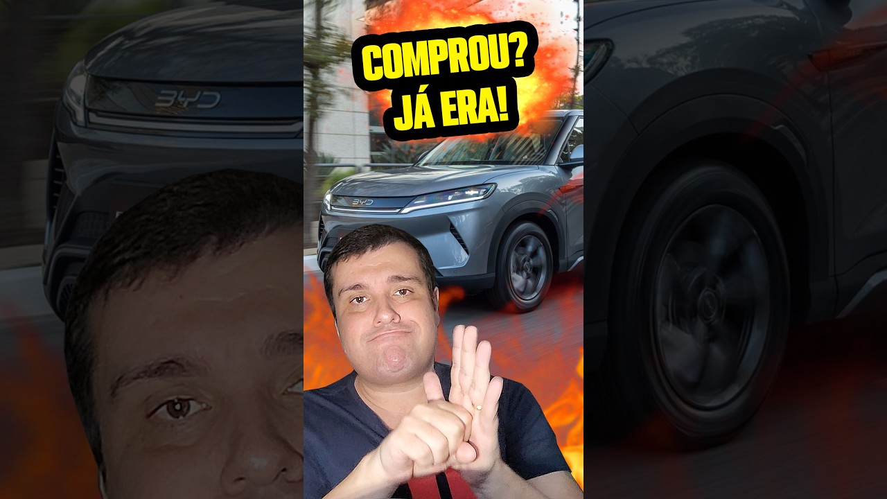 CARROS BYD BONS pra PASSAR LONGE! #shorts