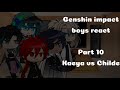 Genshin Impact Boys React 10 Kaeya Vs Childe Kaebedo
