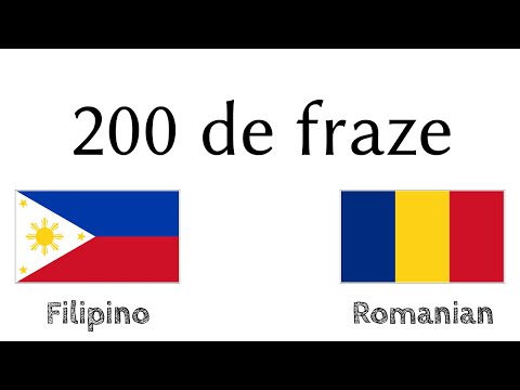 200 de fraze - Filipineză - Română
