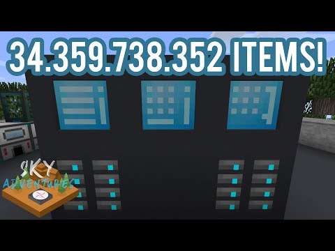 34 MILLIARDEN Items Speichern! WTF - Minecraft Sky Adventures! - 37 - Minecraft Sky Modpack