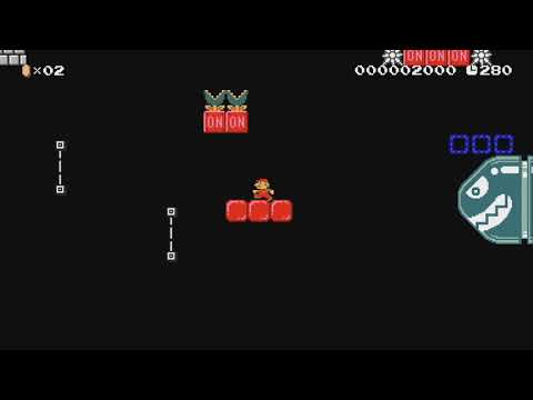On/off madness the easy version by uiesnijer - Super Mario Maker 2 - No Commentary 1bx