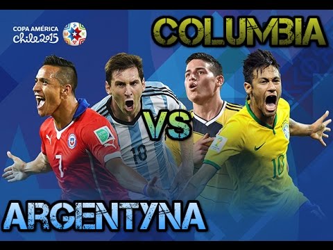 Skróty Copa America #1 Argentyna v Columbia Penalaties
