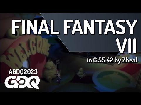 Final Fantasy VII by Zheal in 6:55:42 - Awesome Games Done Quick 2023