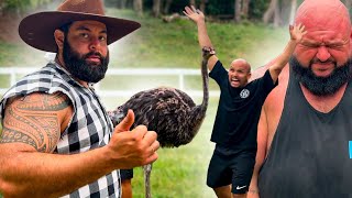 A snake appeared in the middle of the challenge! See what happened!!!