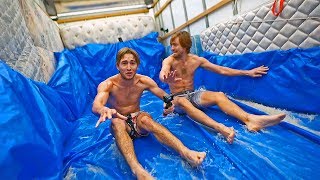 Slip N Slide in MOVING TRUCK!