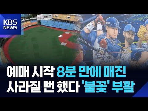 한밭야구장 '불꽃야구'로 부활…예매 시작 8분 만에 매진, 야구 열기 '후끈'