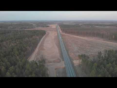 Budowa A2 - tzw. "Pijana Górka" ok. Kałuszyna 14-04-2021 ver2