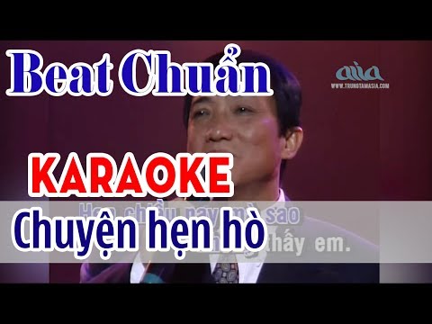 Chuyện Hẹn Hò karaoke Tone Nam - Nhật Trường | Asia Karaoke Beat Chuẩn