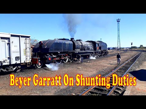 Beyer Garratt 414 Ubhejane On Shunting Duties In Bulawayo Preparing For A Special Steam Excursion