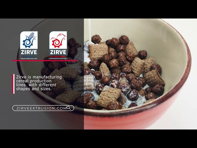 zirve extrusion | LIGNE DE PRODUCTION DE CÉRÉALES POUR LE PETIT DÉJEUNER FLOCONS 400