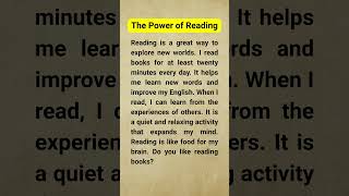 Why You Should Read Every Day! 📚 #EnglishLearning