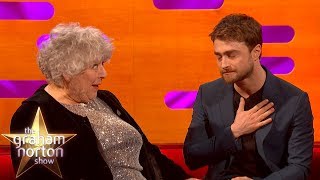 Daniel Radcliffe & Miriam Margolyes Reflect On 20th Anniversary of Filming Harry Potter video