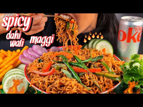 COOKING & EATING SPICY MAGGI CHALLENGE