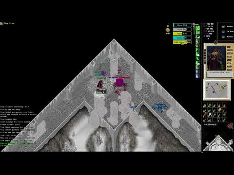 UO Outlands. Madness Void Archer Just level at Cavernam. 울티마온라인 아웃랜드 매드니스 아머 보이드 웨폰 아쳐  캐버남 던전 사냥